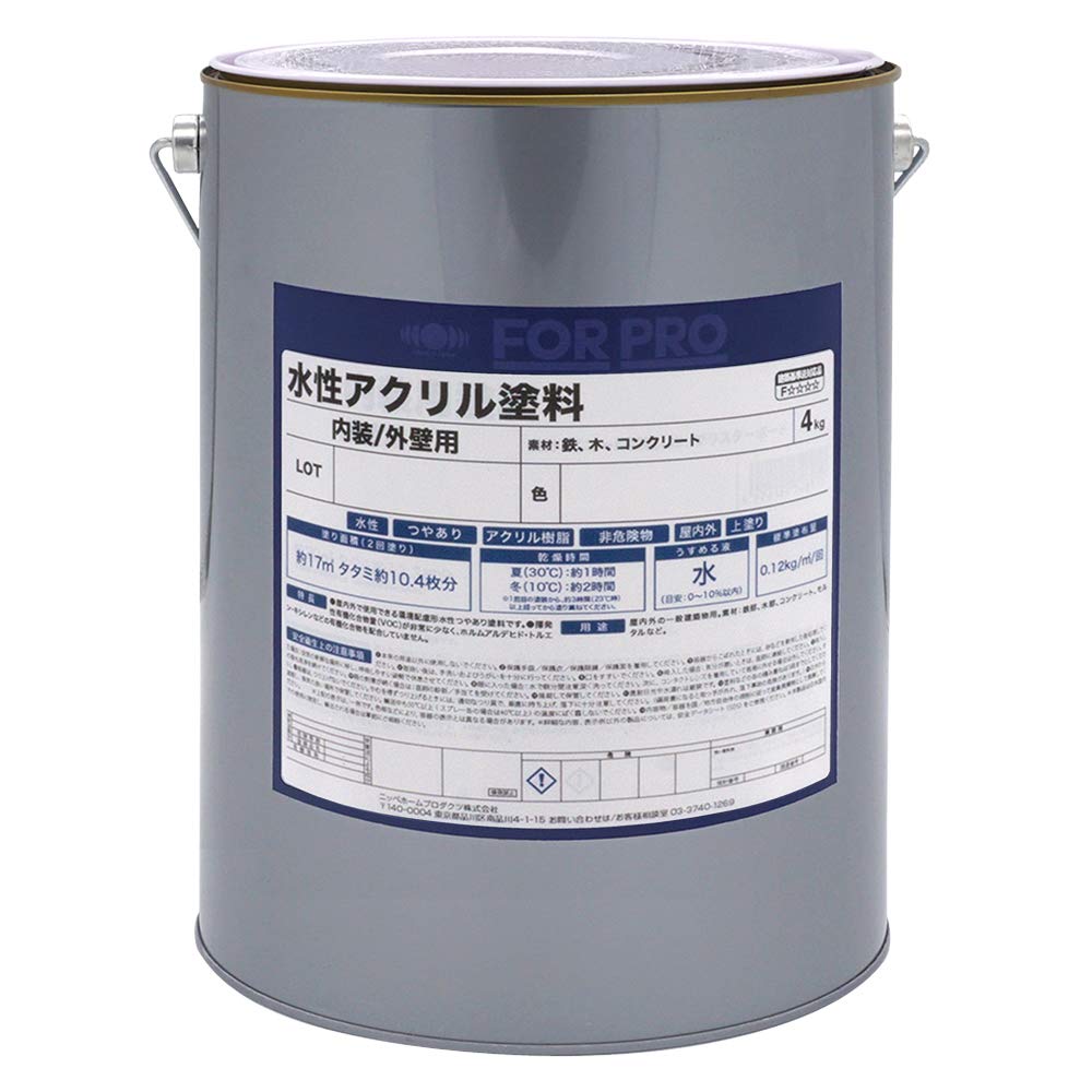 水性アクリル塗料 白 15kg